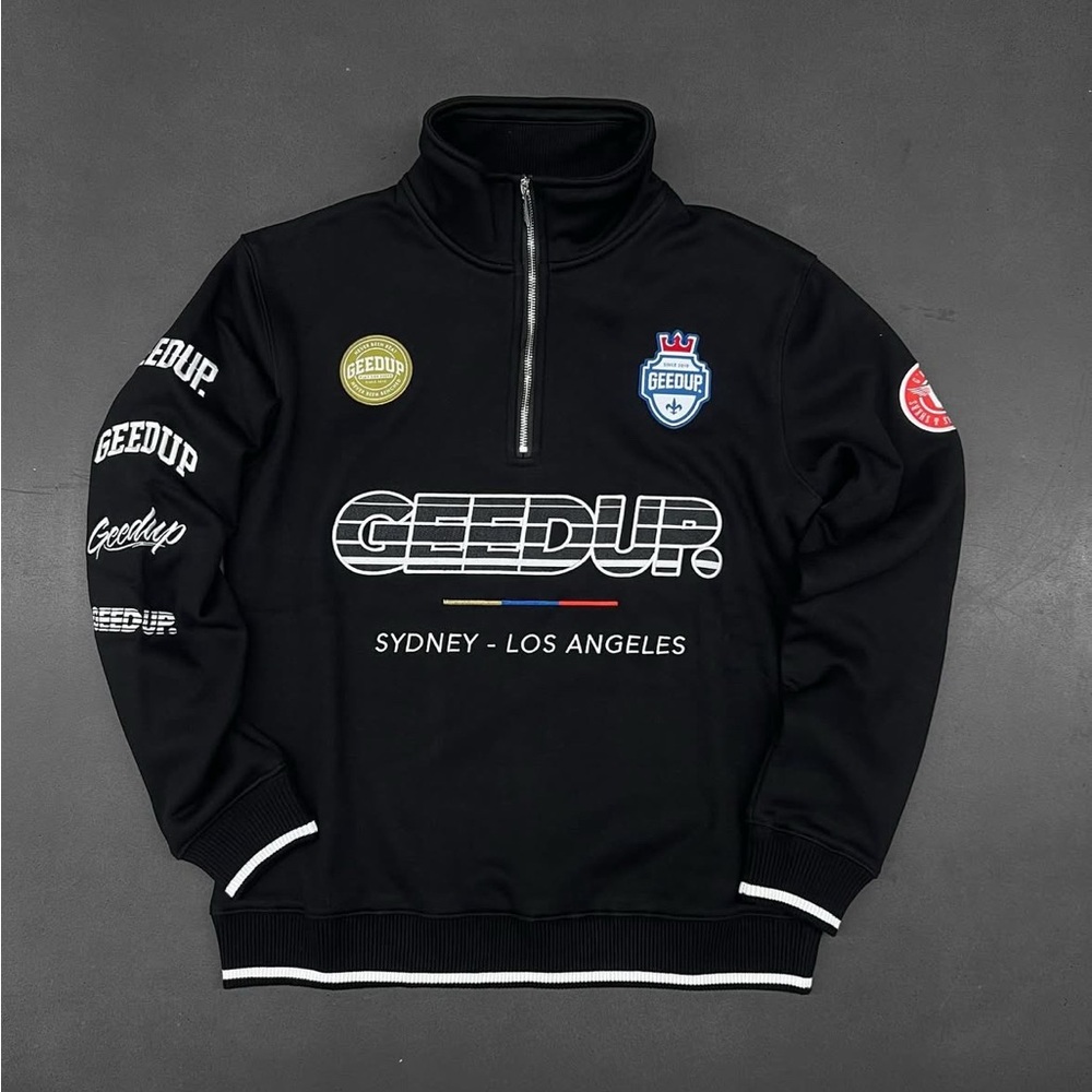 Geedup Sportsman Badges QTR ZIP Black - Medium